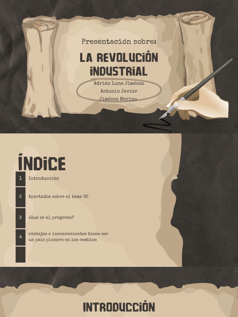 Presentación de Historia Proyecto Trabajo Papel Antiguo Vintage Marrón ...