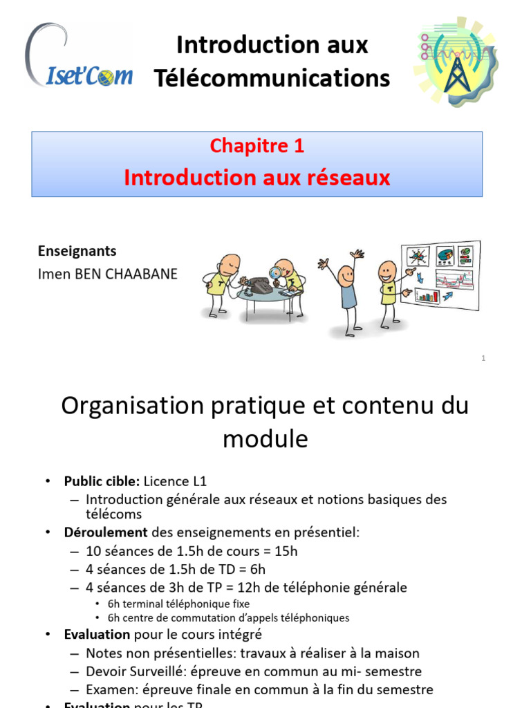 Introduction aux réseaux et télécommunications | PDF | Topologie de ...