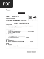 IELTS 17 Listening Test 3 Guide | PDF | Bird Migration | Child Care