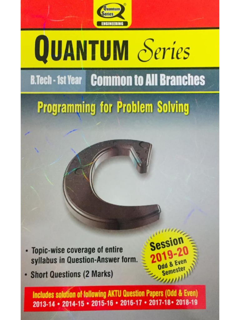 Programming For Problem Solving Pps New-1 | PDF