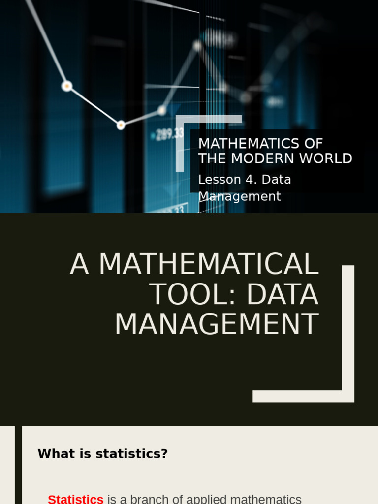 Mathematics of The Modern World | PDF | Statistics | Sampling (Statistics)