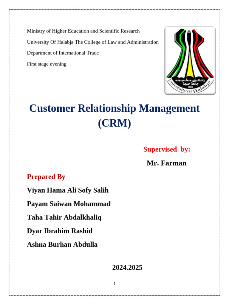 Importance of CRM in Business Growth | PDF | Customer Relationship ...