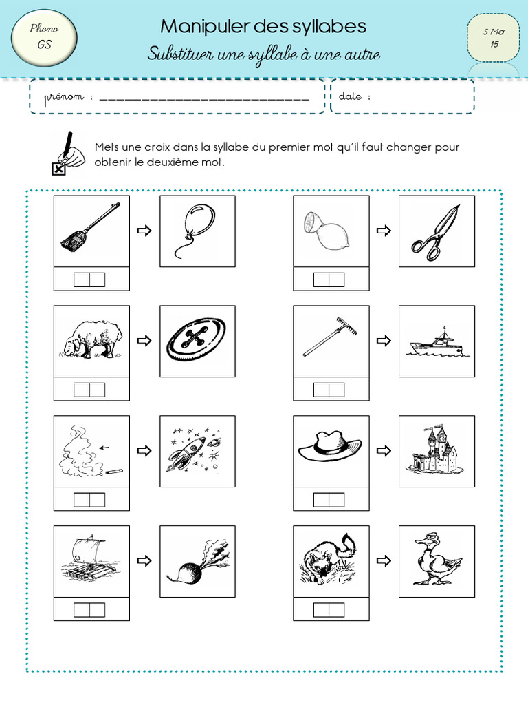 Manipulation de syllabes en phonologie | PDF