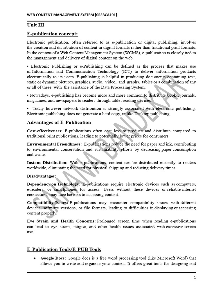 E-Publication and Animation Overview | PDF | Electronic Publishing | 3 ...