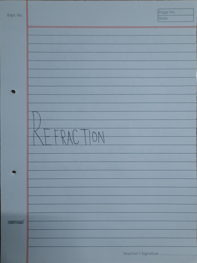Experiment on Light Reflection Techniques | PDF