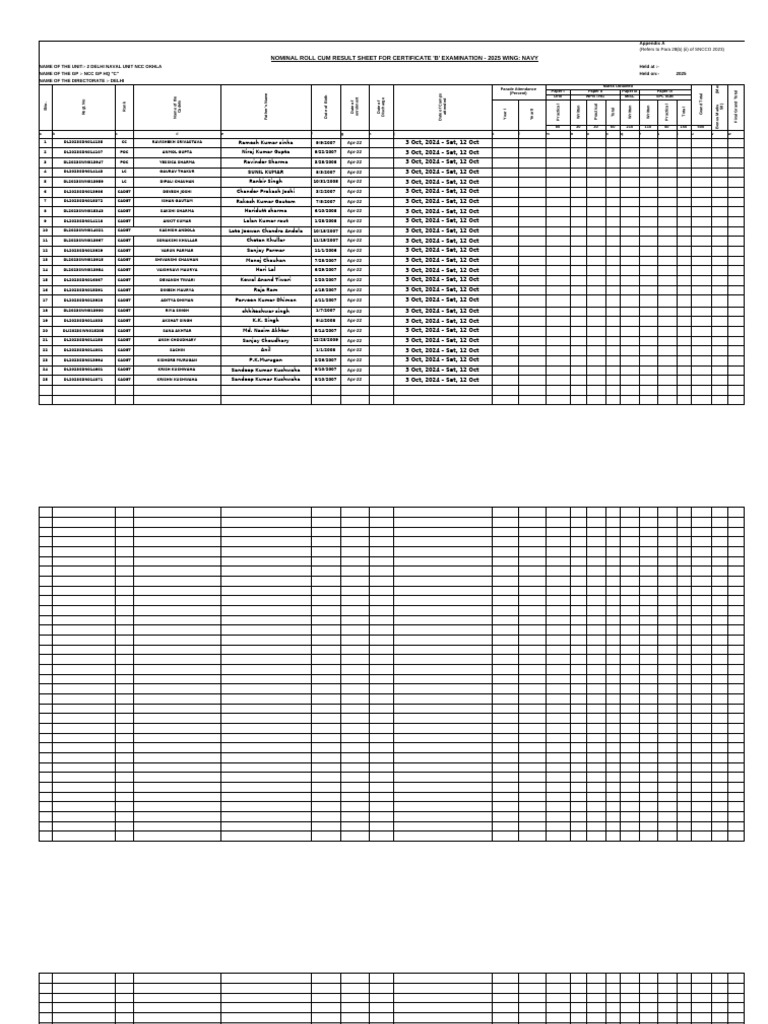 2 Dnu B Cert Exam 25 | PDF | Youth Organizations | Military Education ...