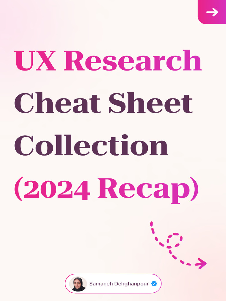 UX Research Cheat Sheets | PDF