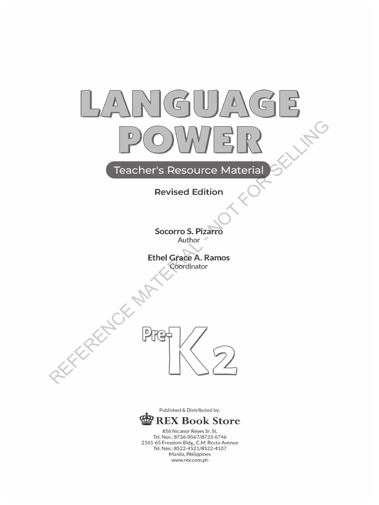 Language Power PREK2 PDF Learning Differentiated Instruction