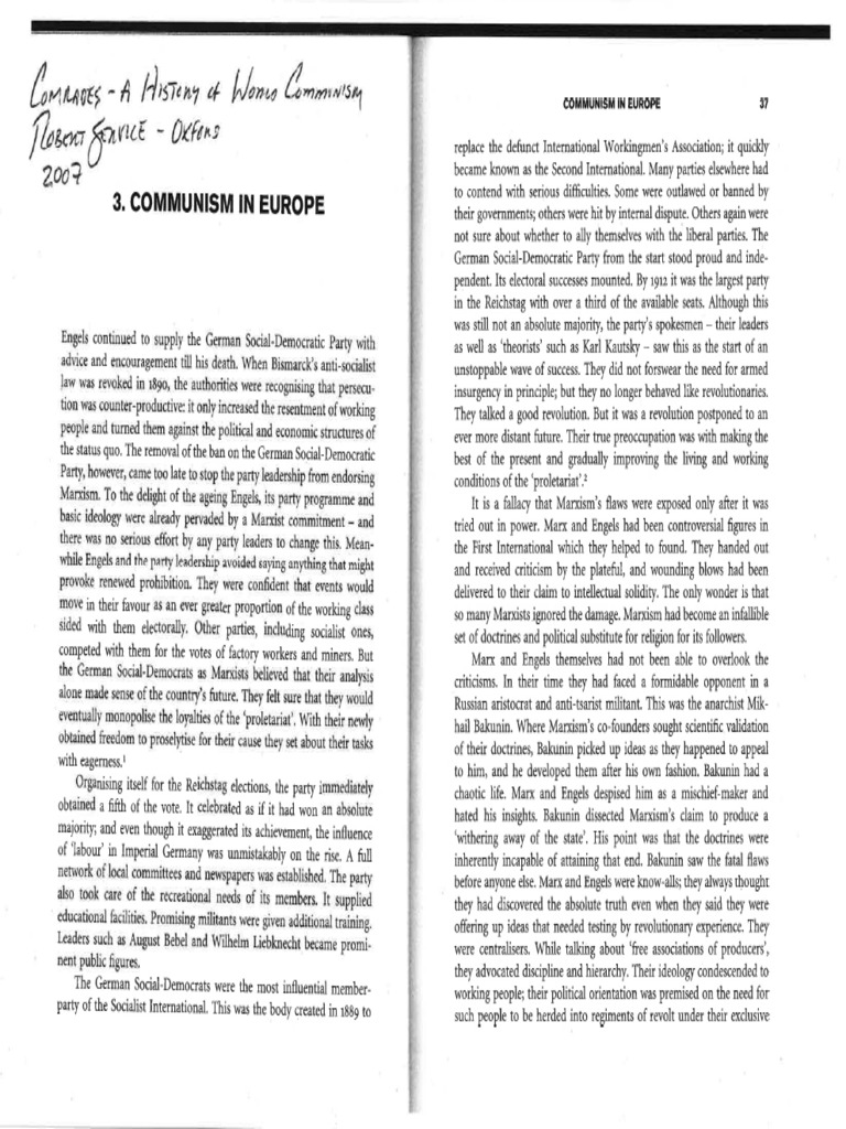 4 - Service 3 - Communism in Europe | PDF
