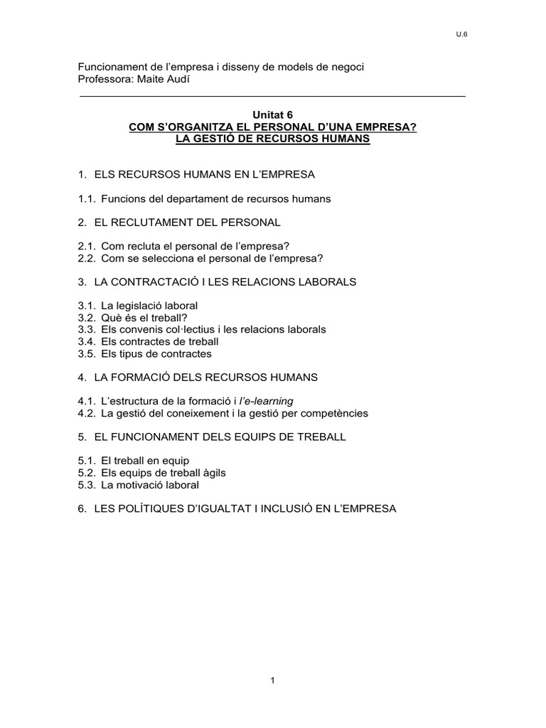FEDMN U6 Apunts | PDF