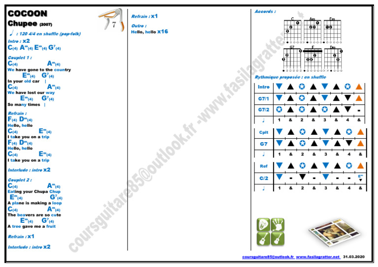 3-Cocoon - Chupee - Chords | PDF