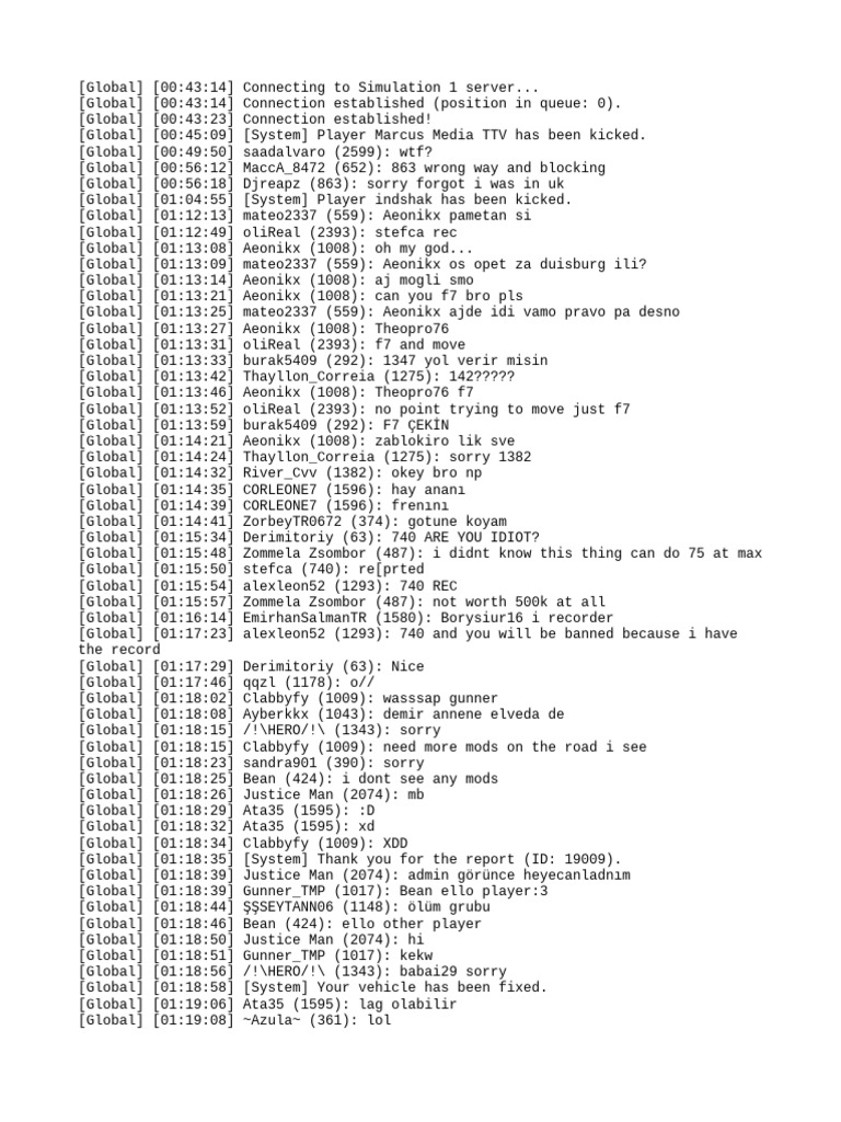 Chat 2024 11 15 Log | PDF