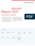 2011 Duff Phelps Risk Premium Report EXCERPT