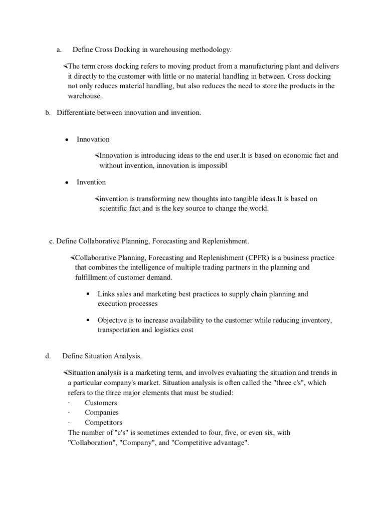 SCM Assignment | PDF | Supply Chain Management | Innovation
