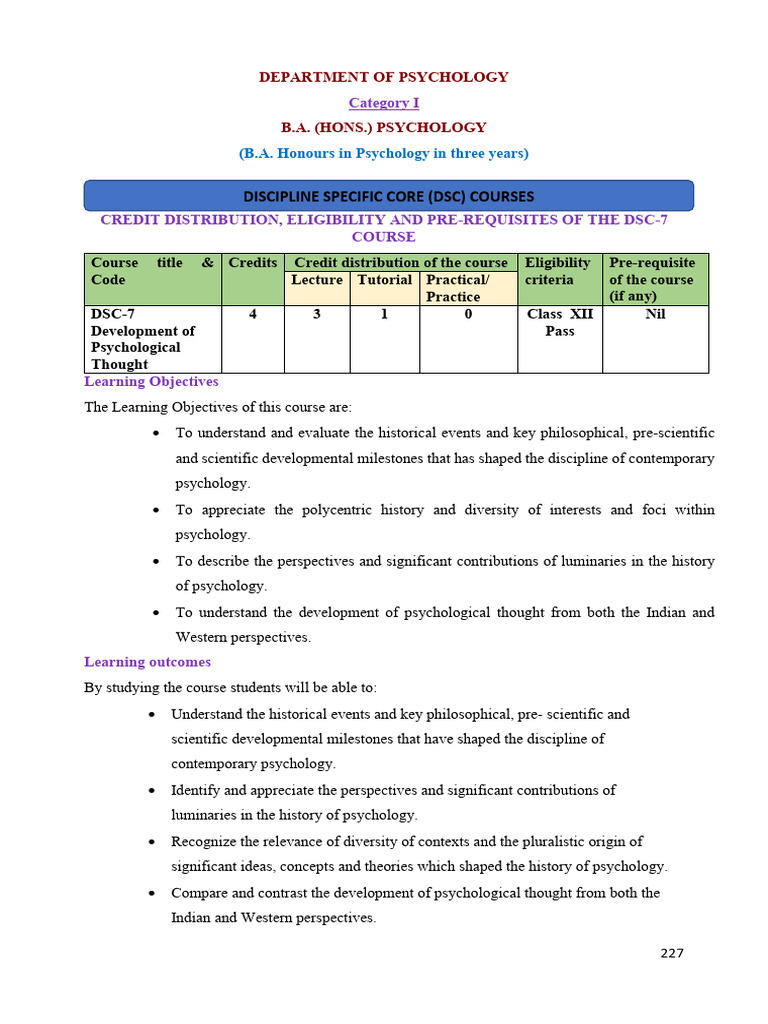 Psychology Course: Development of Thought | PDF | Psychology | Prejudices