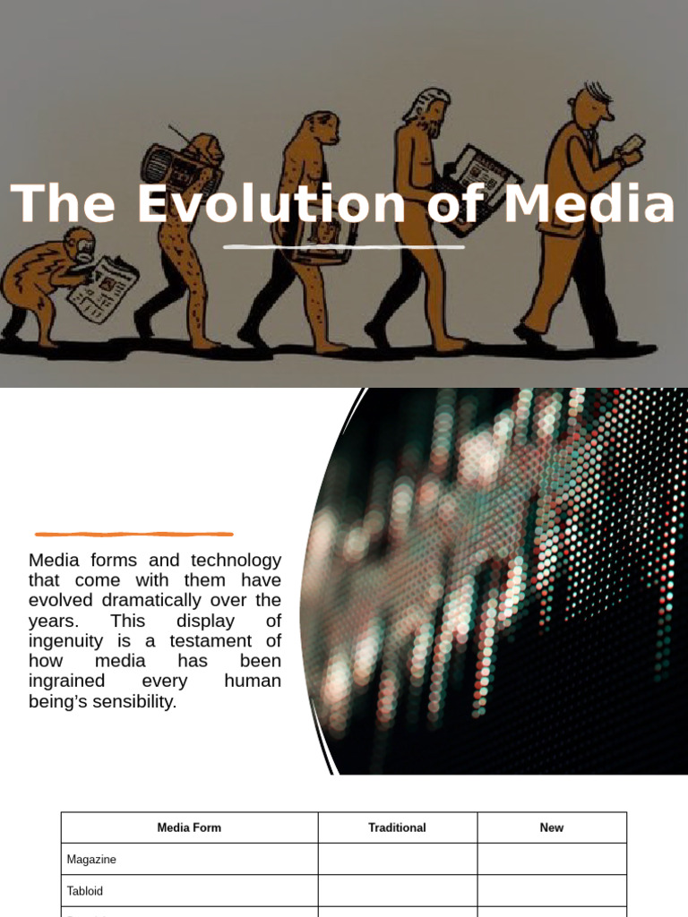 Evolution of Media: From Traditional to New | PDF | Communication ...