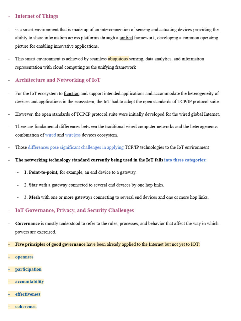 Internet of Things-CH14 | PDF | Internet Of Things | Computer Network