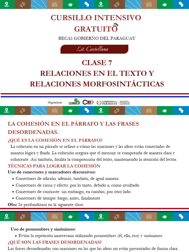 Clase 7 - Lit. Castellana | PDF | Adverbio | Verbo
