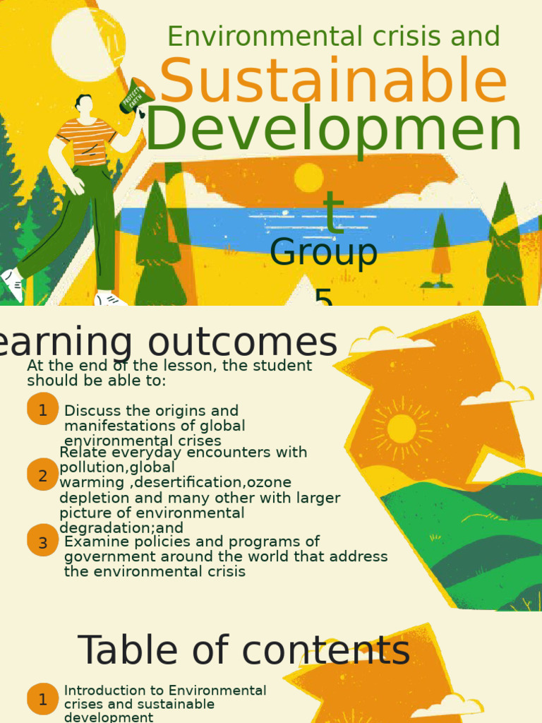 Environmental Crisis and Sustainable Development | PDF | Sustainability ...
