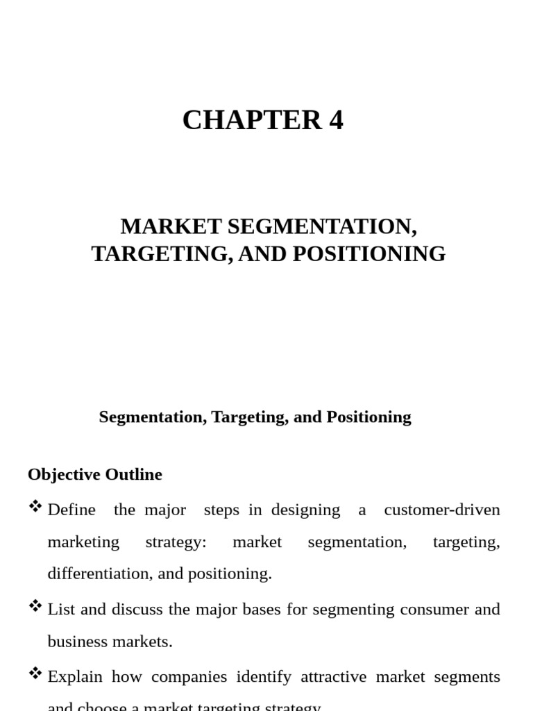 Chapter Four Upto Chapter Seven Perinciple of Marketing | PDF | Market ...