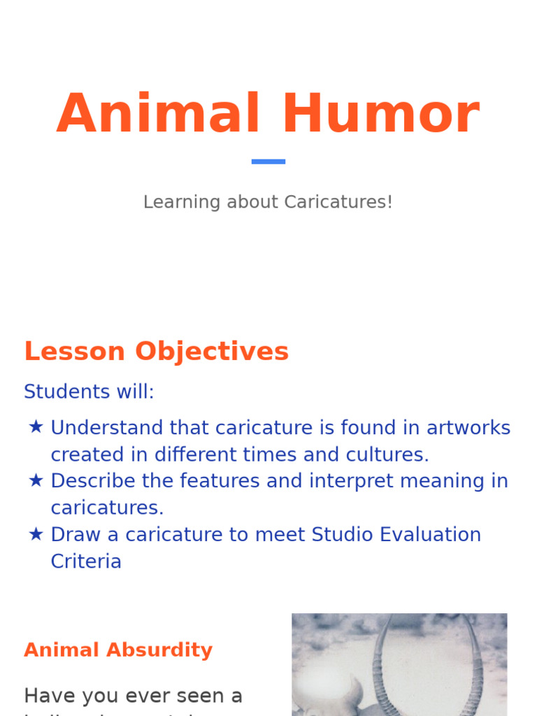 Intro To Caricatures | PDF