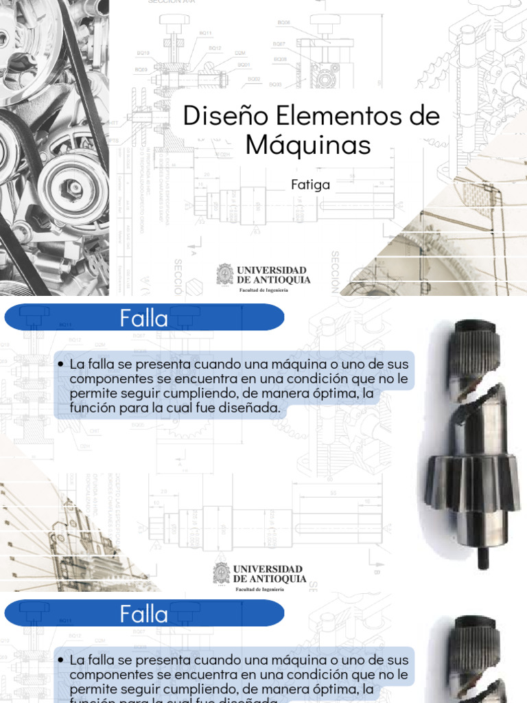 Análisis de Fatiga en Elementos de Máquinas | PDF | Fatiga (material ...