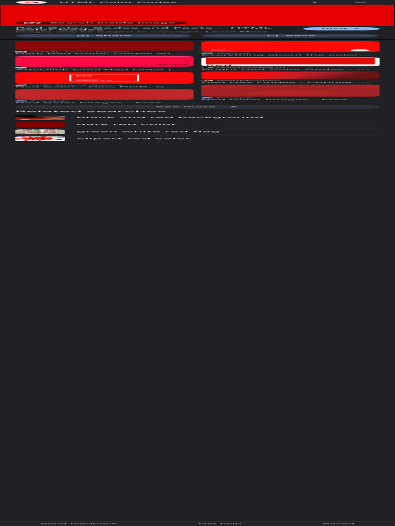 Red Color - Google Search | PDF
