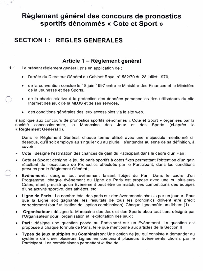 Cotes Et Sport | PDF