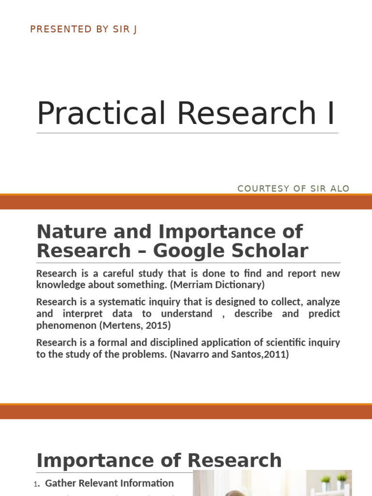 Importance of Research Explained | PDF | Knowledge | Information