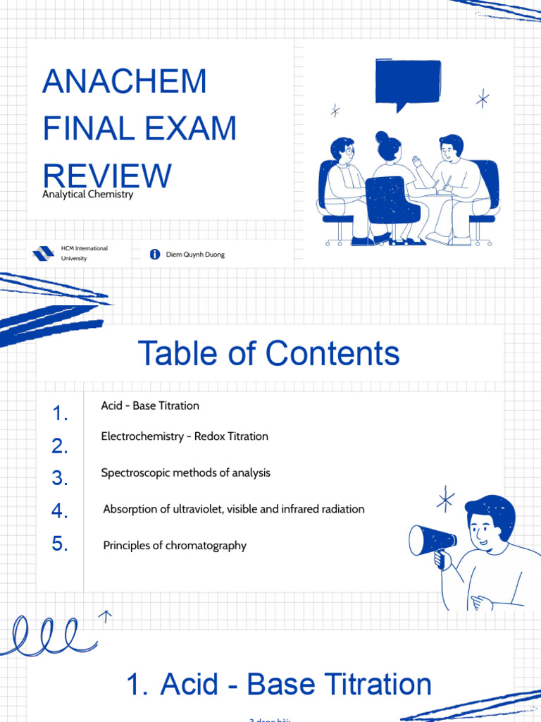 Anachem Final Exam Review by DDQ | PDF | High Performance Liquid ...