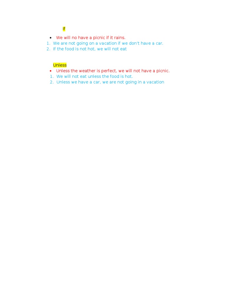 Conditional Statements in English | PDF