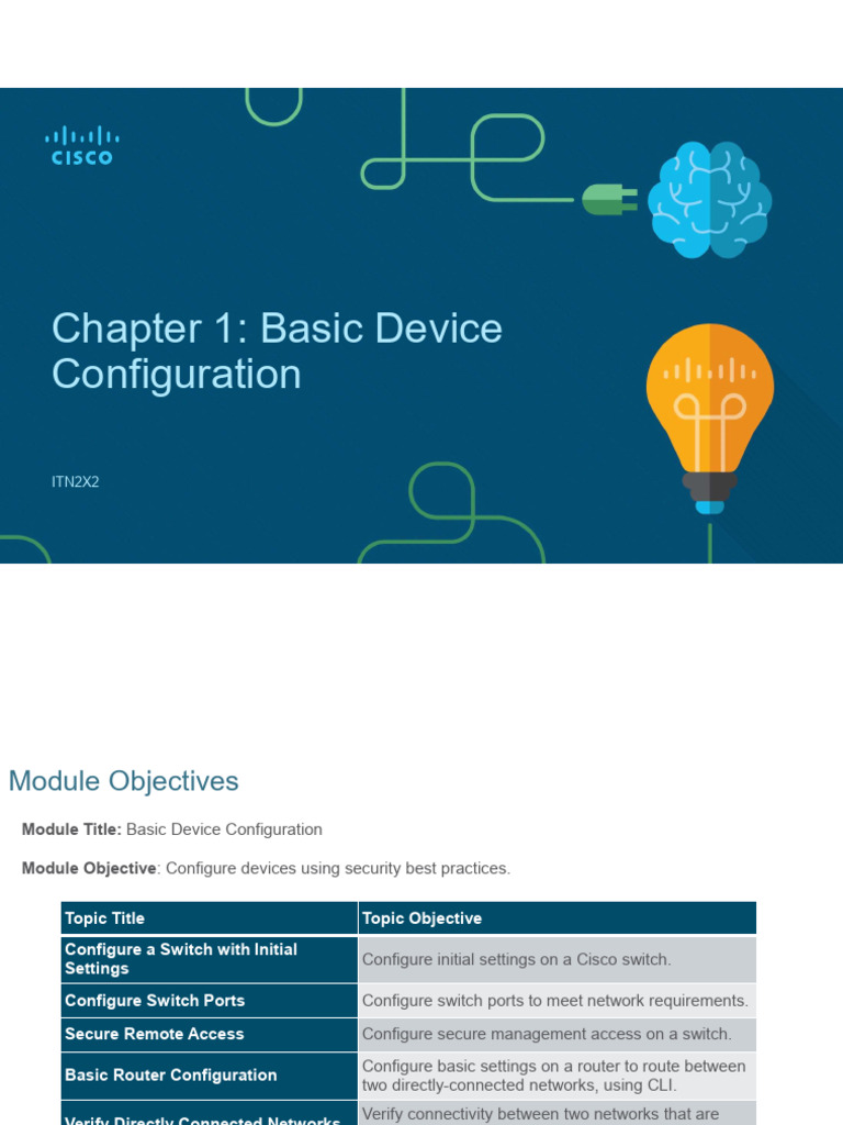 Basic Device Configuration Guide | PDF | I Pv6 | Ip Address