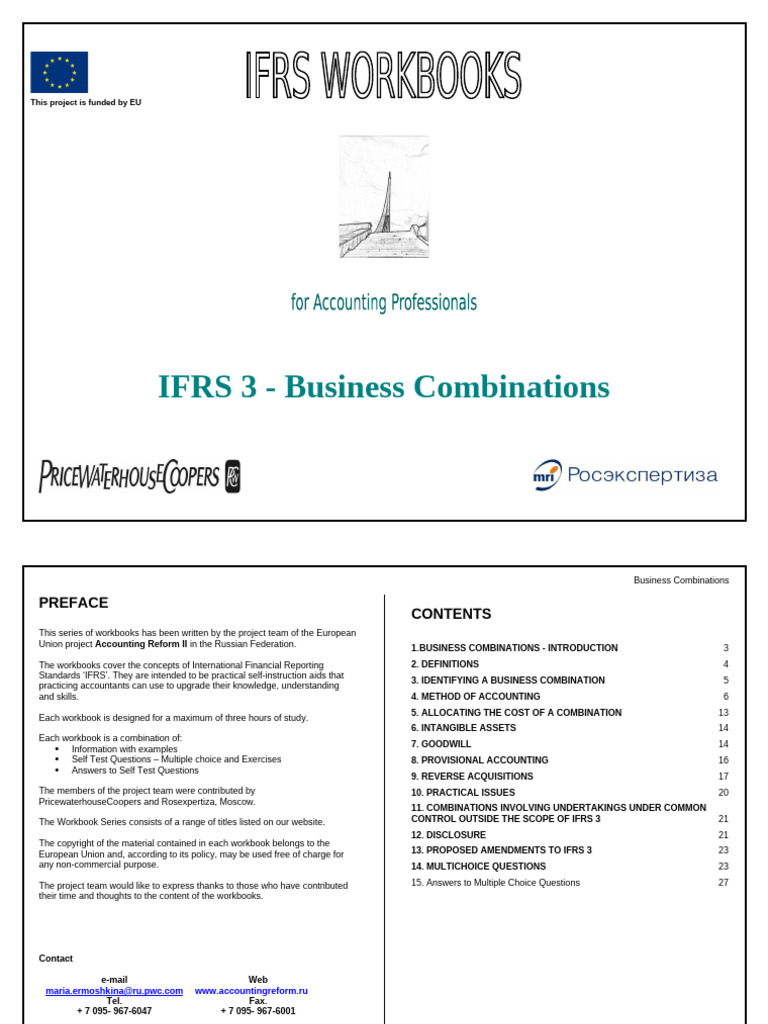 IFRS 3 Business Combinations | PDF | Mergers And Acquisitions ...