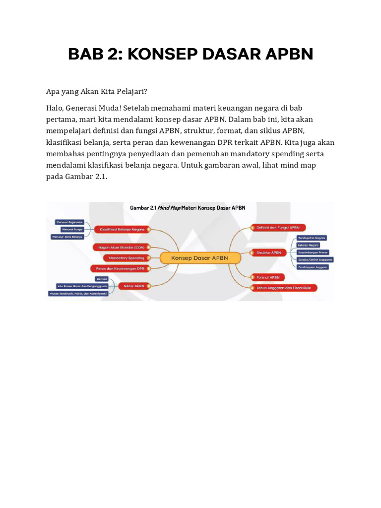 Konsep Dasar APBN Batch 1 | PDF