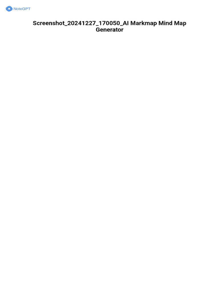 Notegpt summary screenshot 20241227 170050 ai markmap mind map