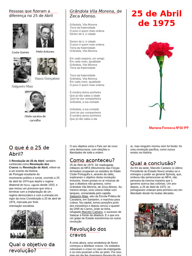 Impacto da Revolução de 25 de Abril | PDF | Portugal