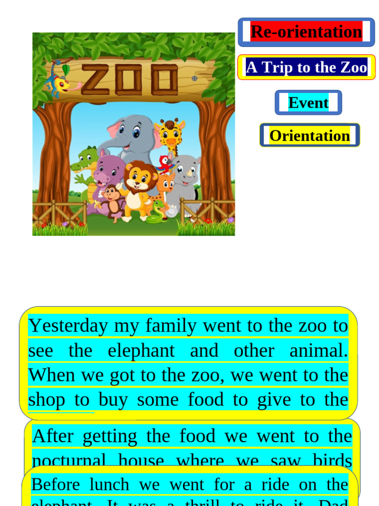 Re-Orientation: A Trip To The Zoo | PDF