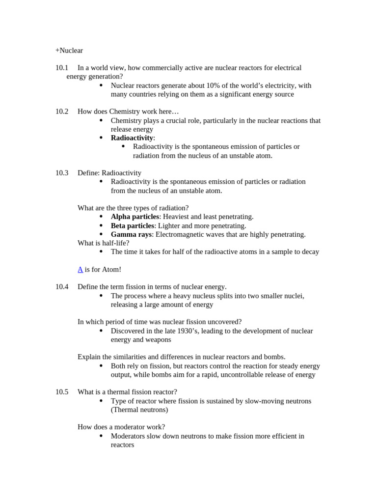 Chapter 10 181 | PDF | Nuclear Reactor | Nuclear Fission