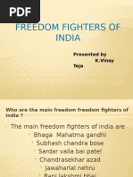 Great Freedom Fighters of India | PDF | Jawaharlal Nehru | Indian ...