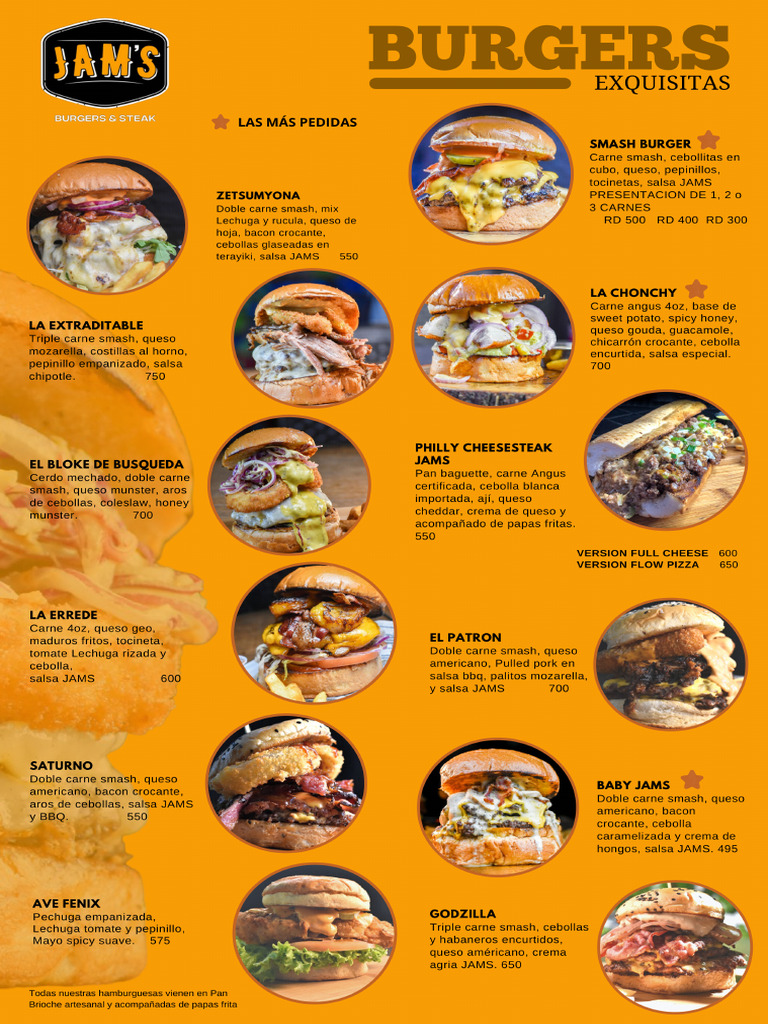 Lincoln Menu Jams LC 2023 Julio | PDF