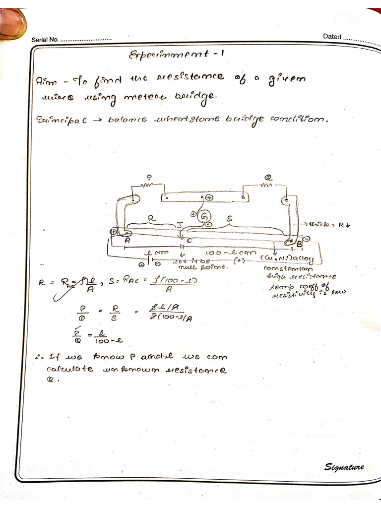 PHYSICS PRACTICAL FILE CLASS 12 | PDF