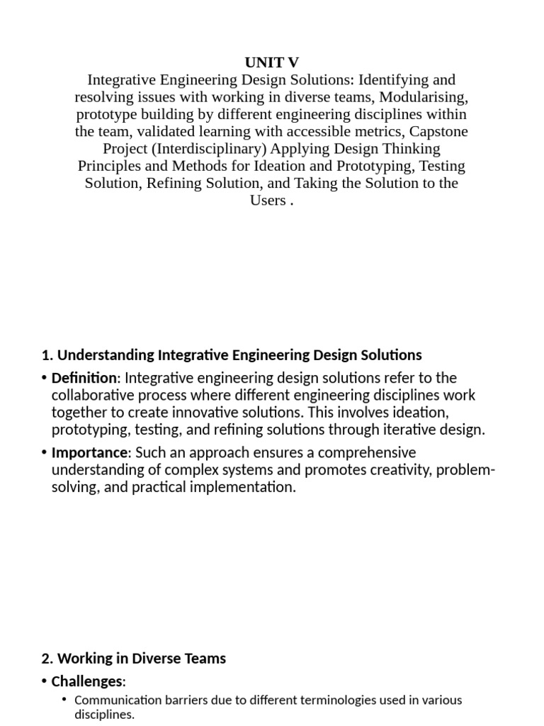 UNIT V | PDF | Usability | Prototype