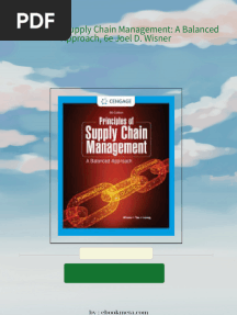 Download Principles of Supply Chain Management: A Balanced Approach, 6e Joel D. Wisner ebook All Chapters PDF