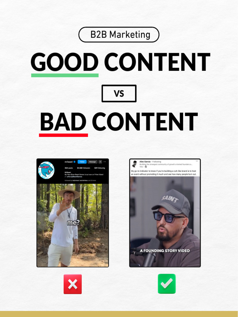 Good Content Vs Bad Content | PDF