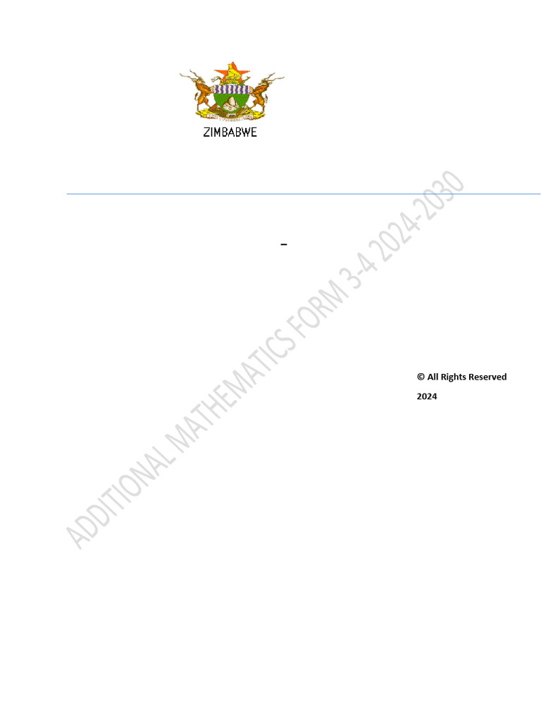 Additional Mathematics Syllabus 2024-2030 | PDF | Factorization ...