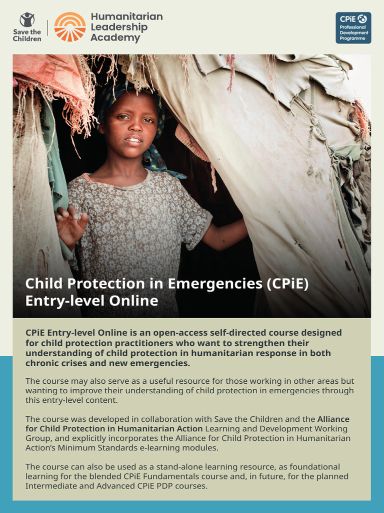 Child Protection in Emergencies Course | PDF
