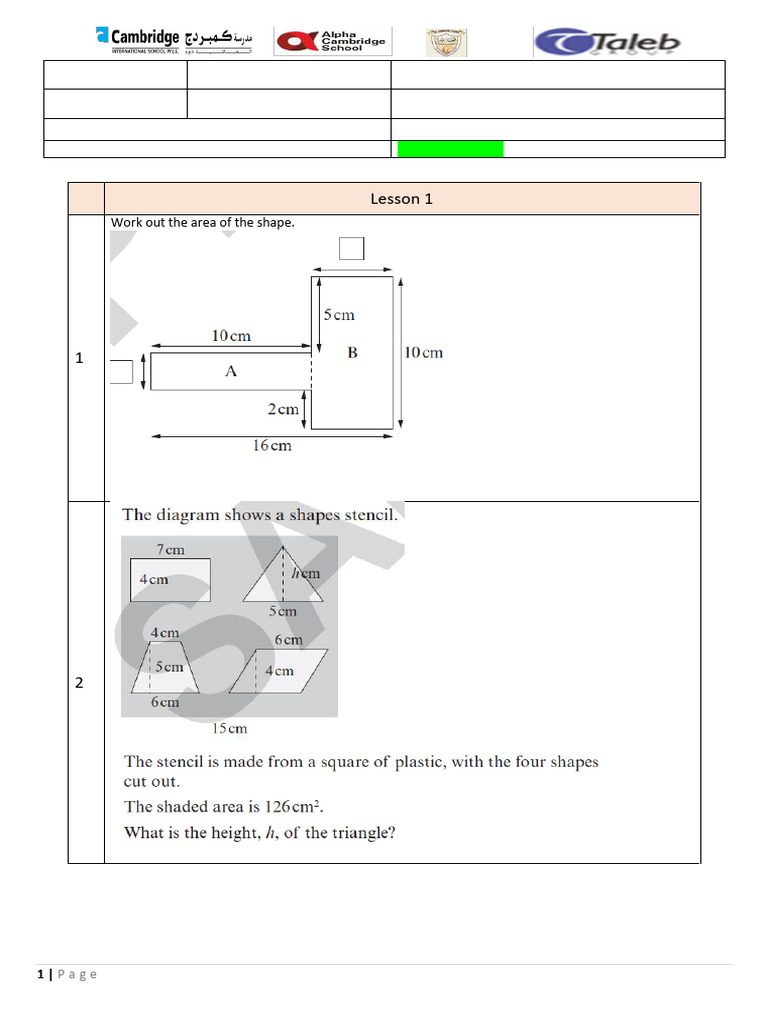 Math Homework Assignment for Year 9 | PDF