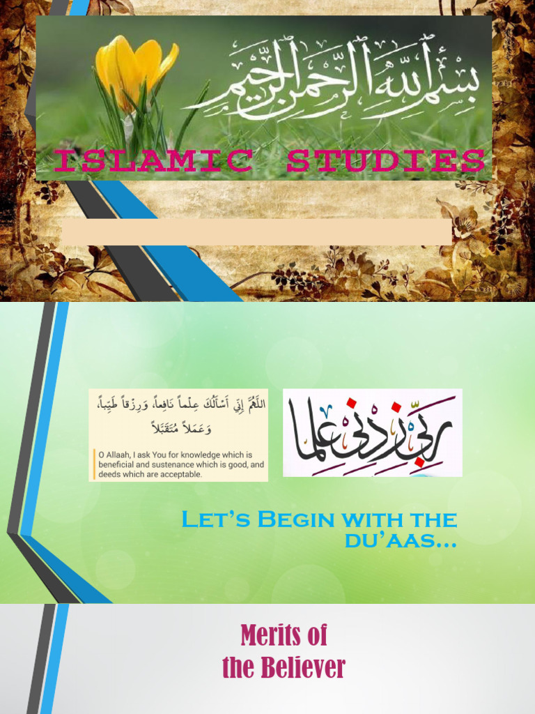 Merits and Ethics of Believers in Islam | PDF | God In Islam | Quran