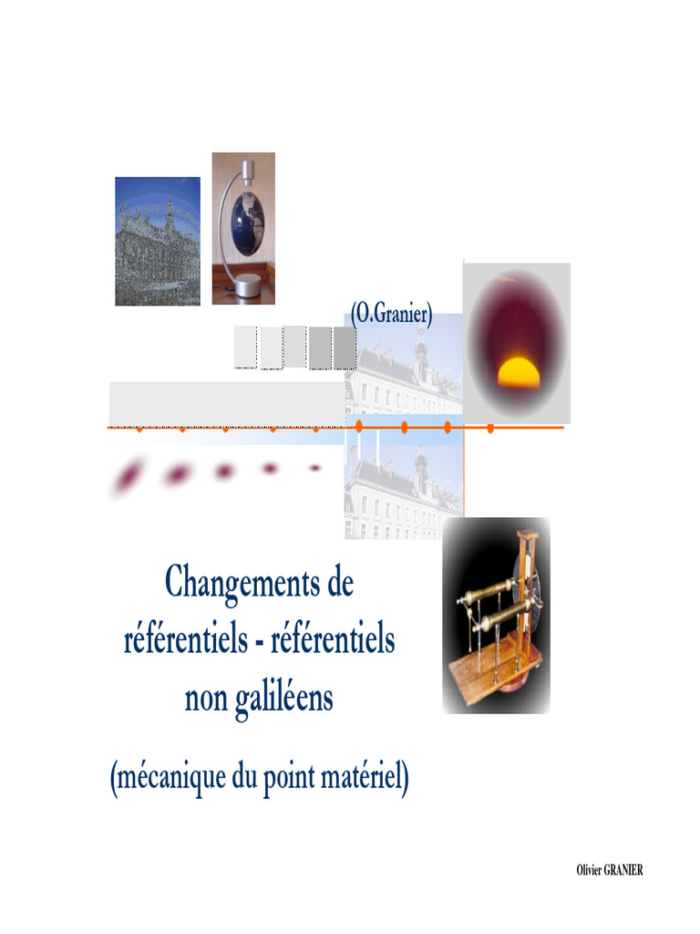 Changements de référentiels en mécanique | PDF | Mouvement de rotation ...