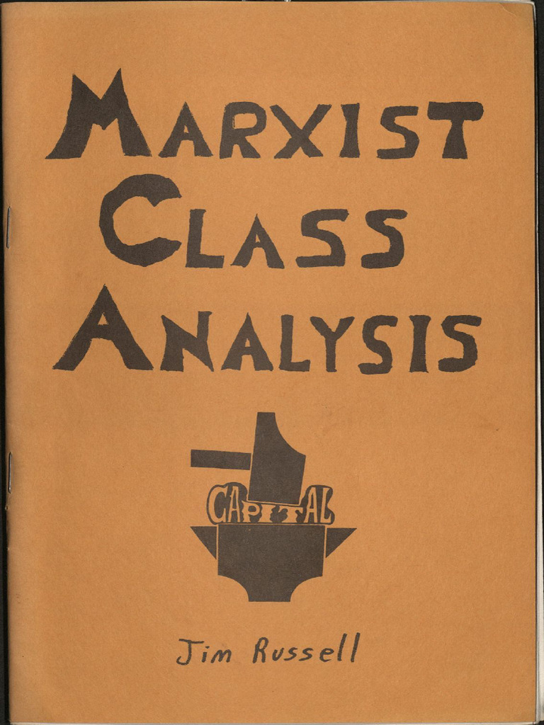 Ji Marxist Class Analysis | PDF